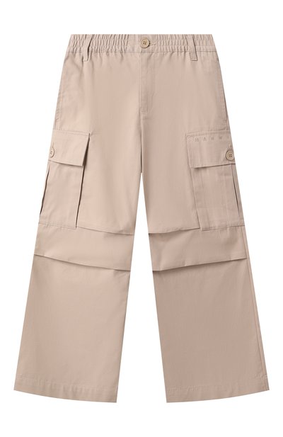 Хлопковые брюки-карго MARNI, арт. M01365/M00UV