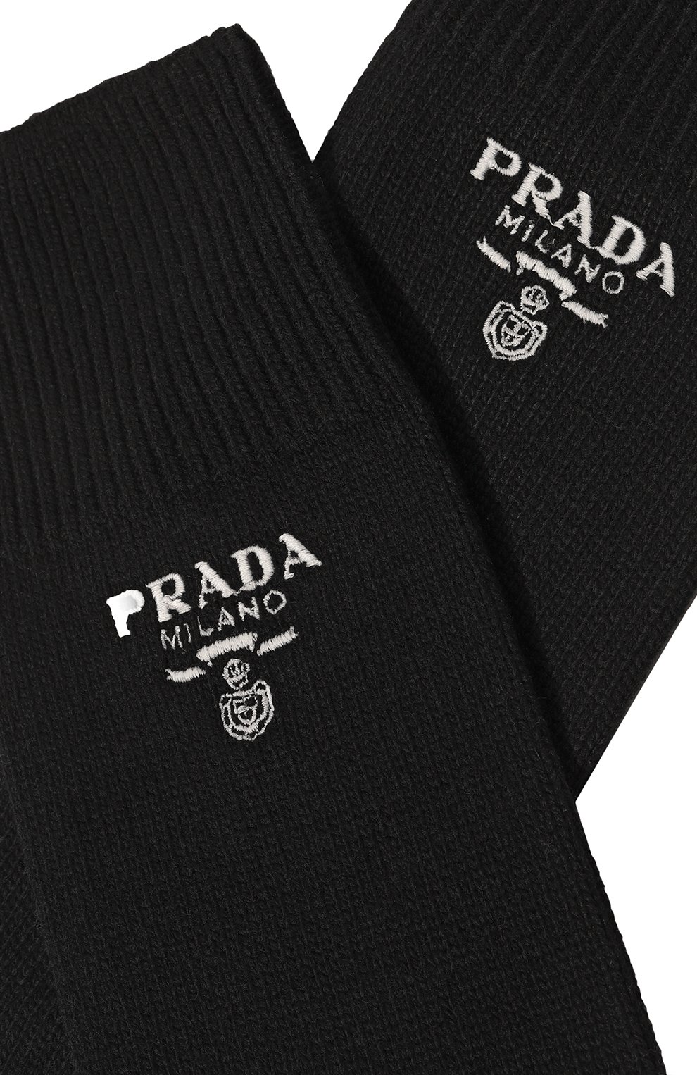 Носки из шерсти и кашемира PRADA, арт. UCL739-1YVZ-F0002-202, фото 2