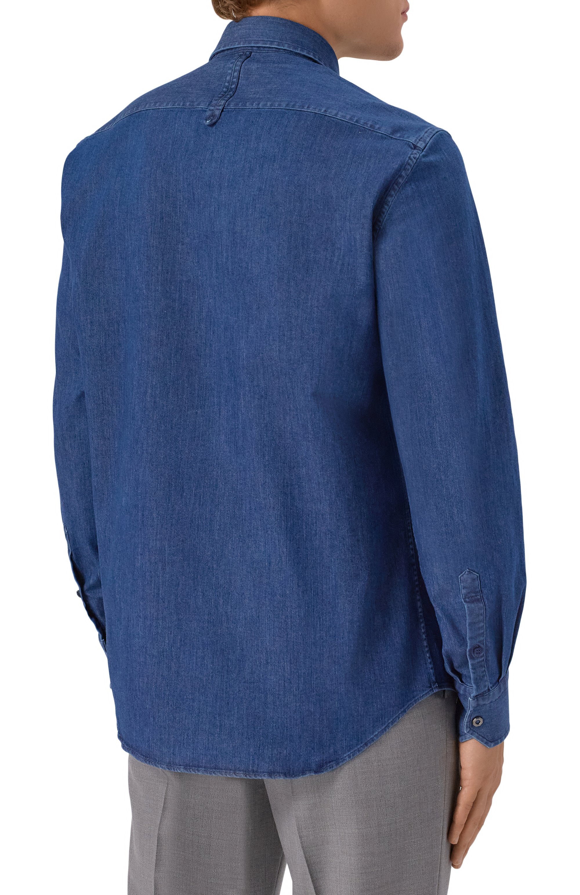 Джинсовая рубашка STEFANO RICCI, арт. MC008012/EX3002, фото 4