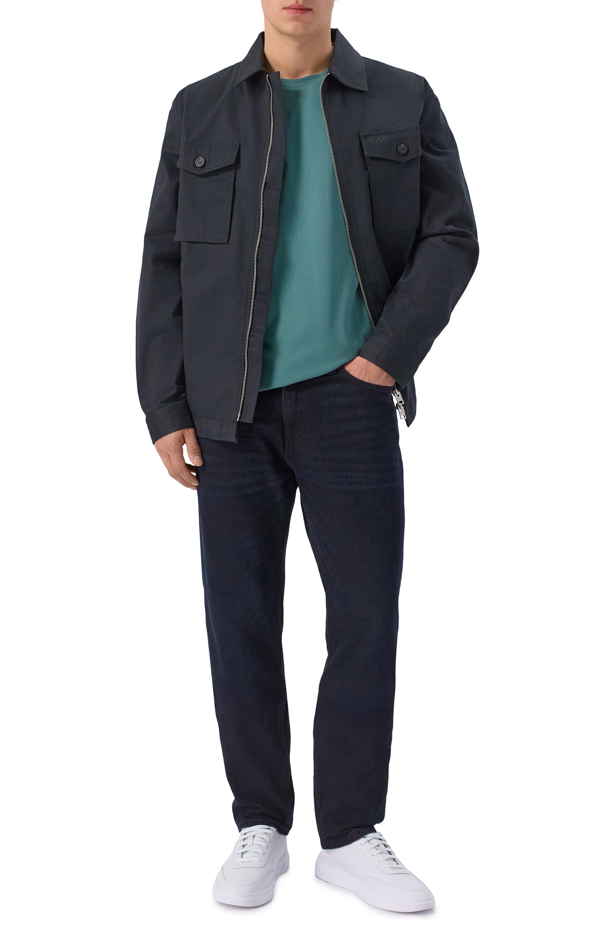 Хлопковая футболка BOSS ORANGE, арт. 50554610, фото 2