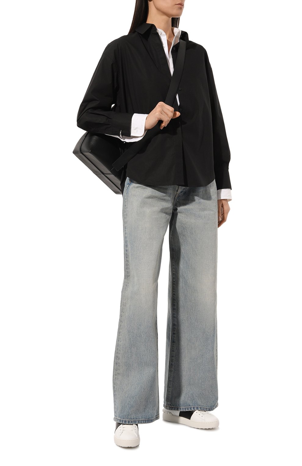 Кожаные кеды open VALENTINO, арт. 3W2S0781/BLU, фото 2