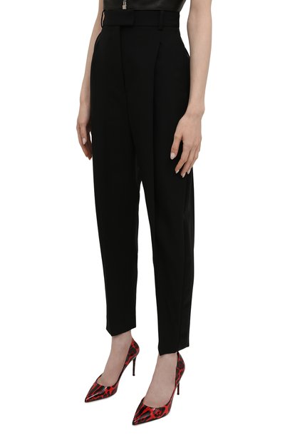 Шерстяные брюки ALEXANDER MCQUEEN, арт. 686728/QJACA, фото 3