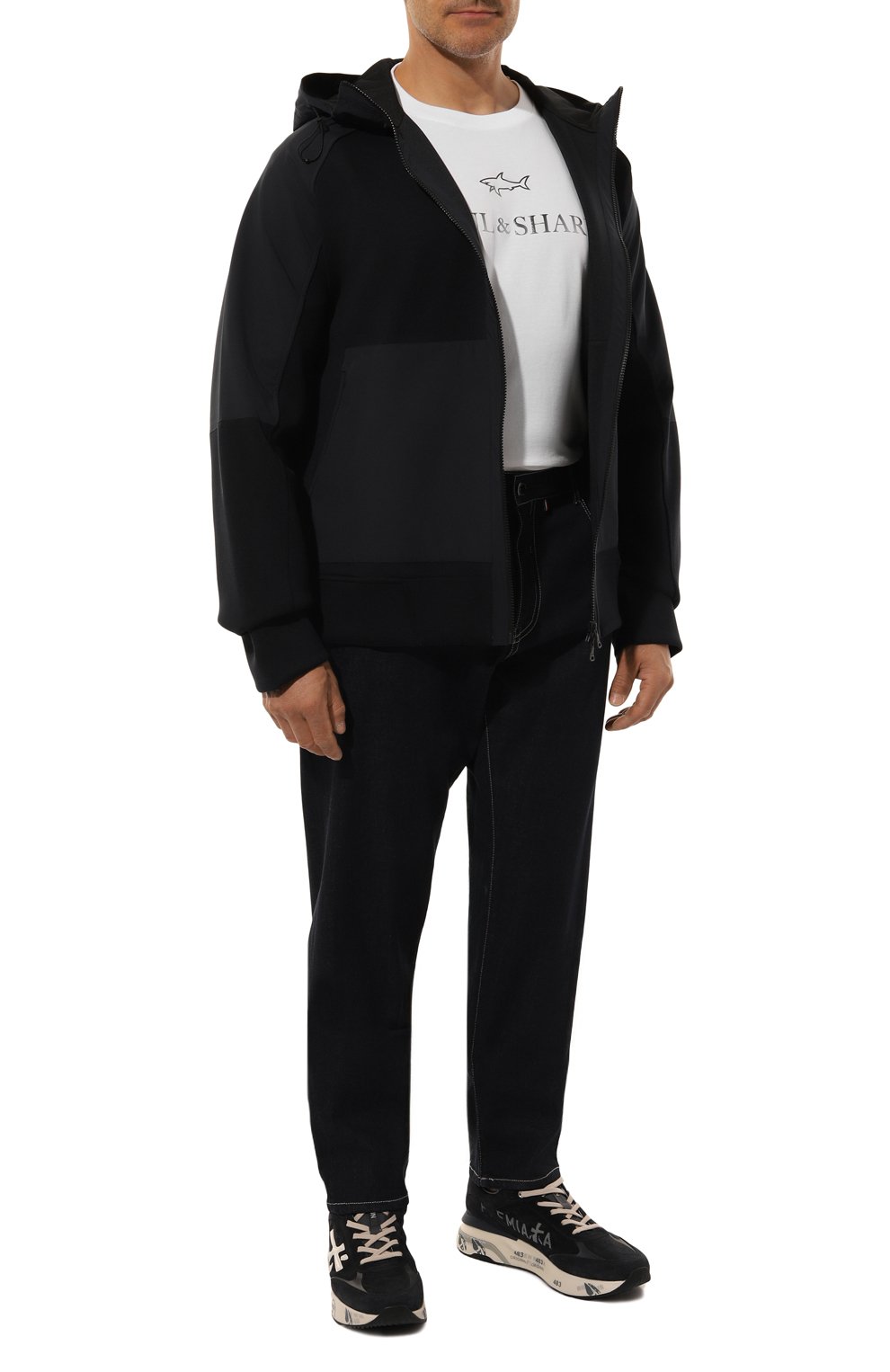 Хлопковая футболка PAUL&SHARK, арт. 14311602, фото 2