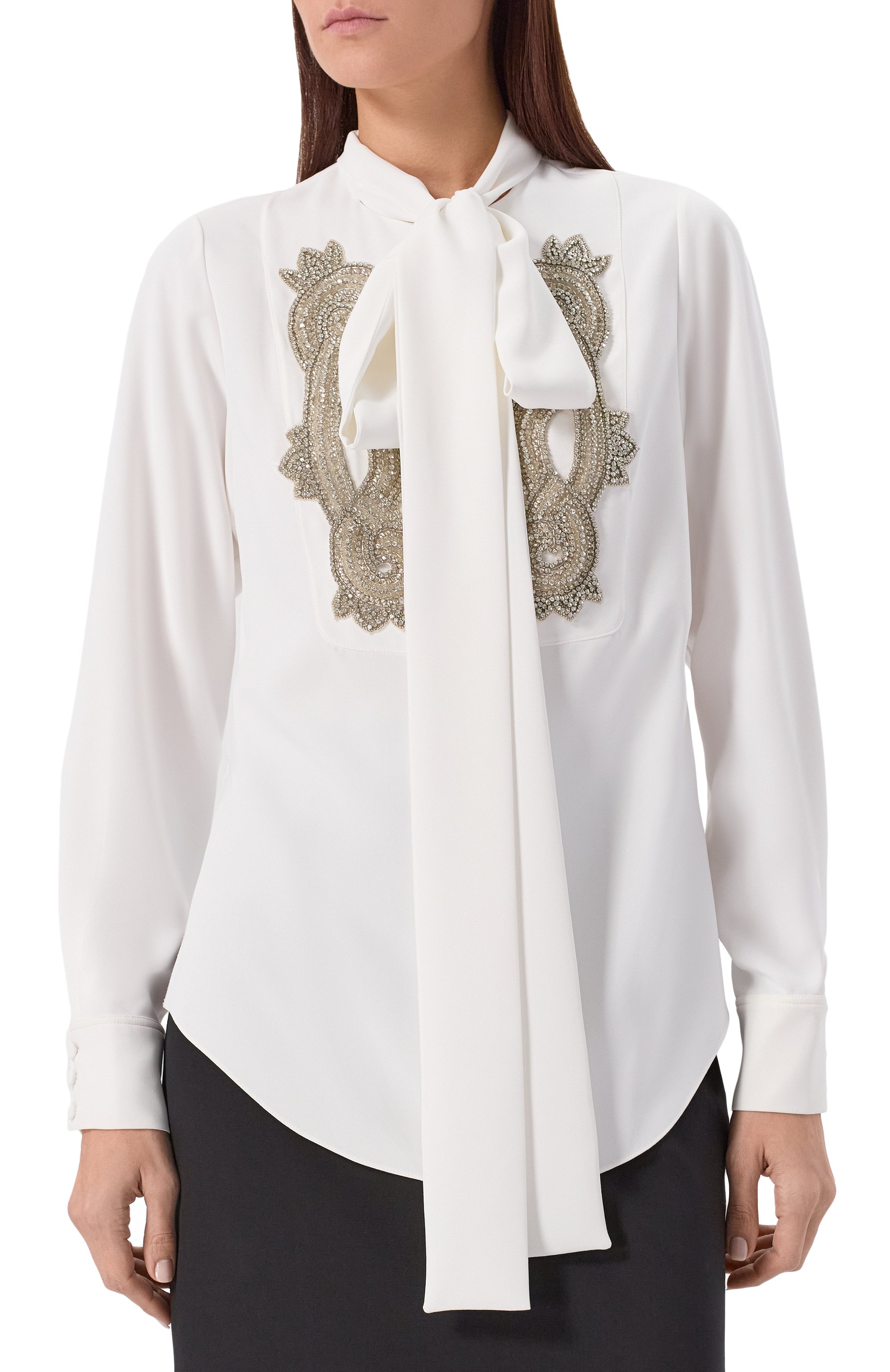 Блузка ZUHAIR MURAD, арт. PBL25019/CRCA018, фото 3