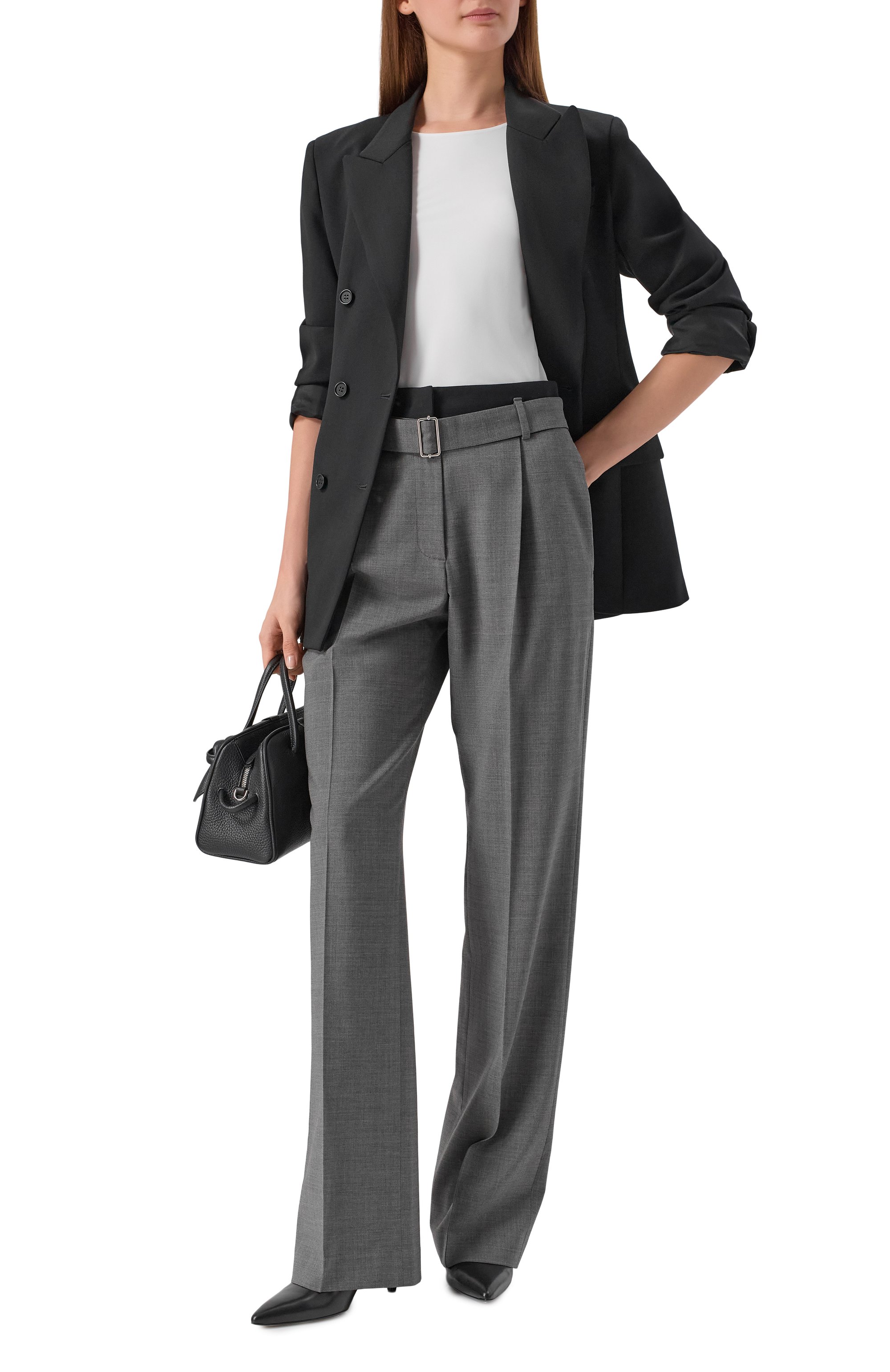 Шерстяные брюки MSGM, арт. 3941MDP04Y/257605, фото 2