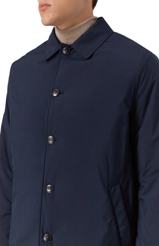 Плащ Canali 010507U/SG03357 Синий  010507U/SG03357 Фото 5