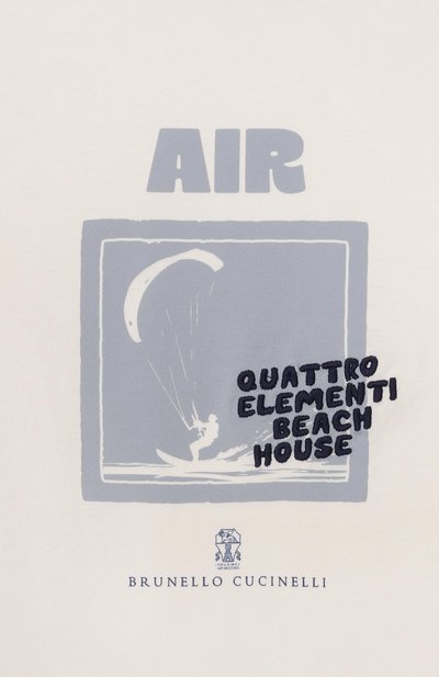 Хлопковая футболка BRUNELLO CUCINELLI, арт. B0B13T186C, фото 3