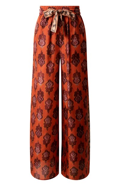 Женский шелковые брюки ZIMMERMANN, арт. 1500PRS251