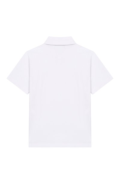 Хлопковое поло BALMAIN белого цвета по цене 24050 руб., арт. BY8Q01, фото 2 Хлопковое поло BALMAIN, арт. BY8Q01, фото 2