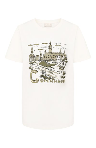 Женская хлопковая футболка BY MALENE BIRGER, арт. Q67929002/SUDDIA