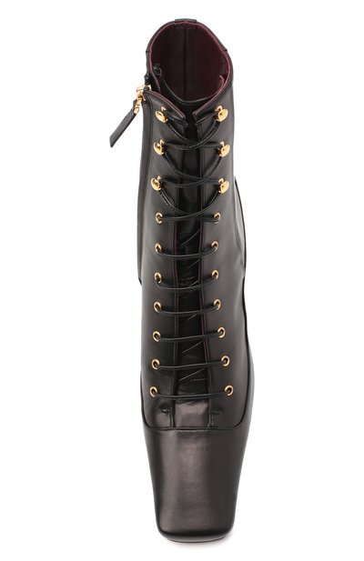 Кожаные ботильоны lace up duck MANU ATELIER, арт. 2019143, фото 5