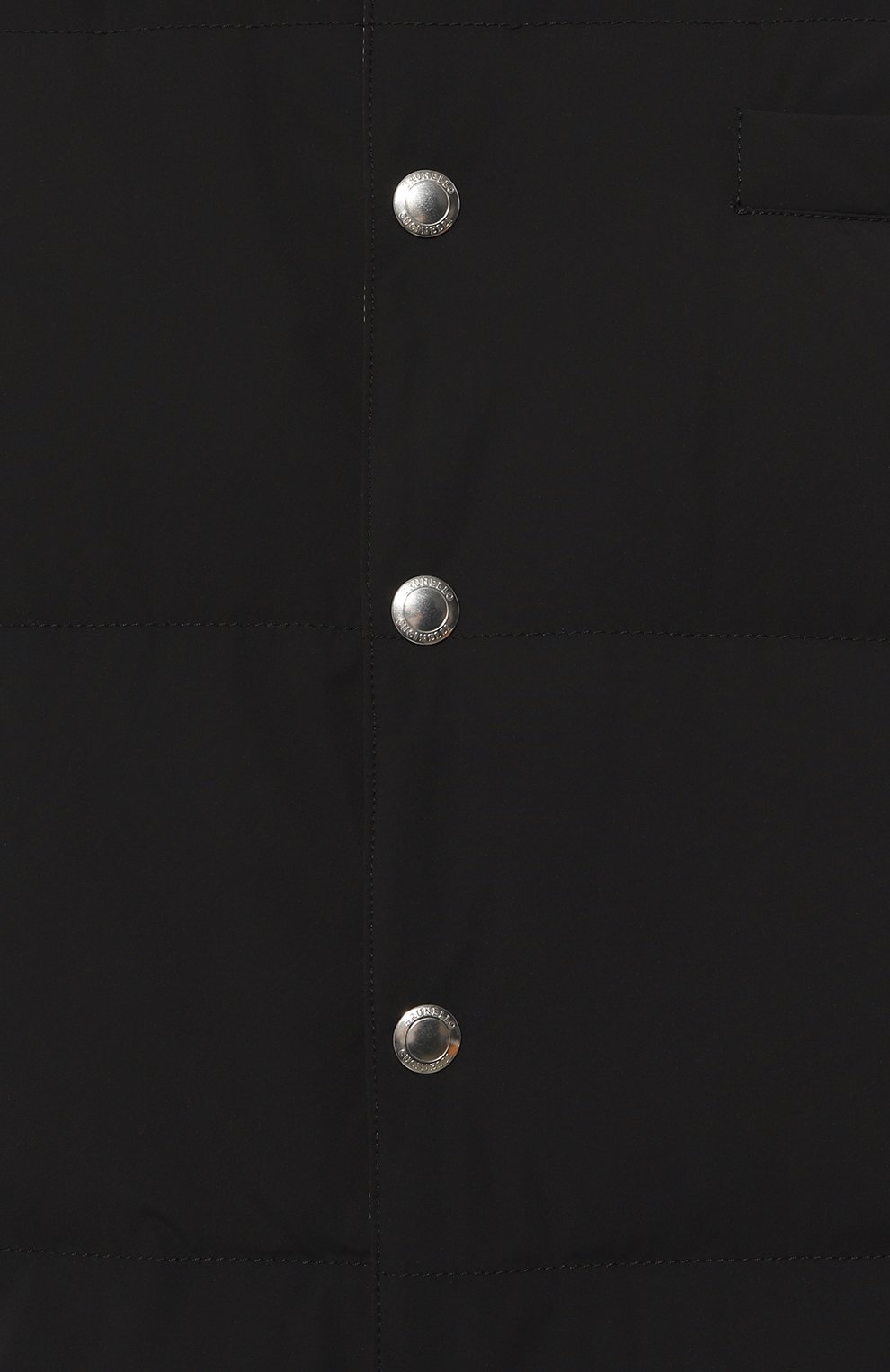 Пуховый жилет BRUNELLO CUCINELLI черного цвета по цене 299000 руб., арт. MM4031162, фото 5 Пуховый жилет BRUNELLO CUCINELLI, арт. MM4031162, фото 5