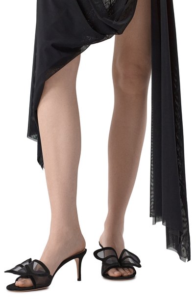 Замшевые мюли GIANVITO ROSSI, арт. G10076.70RIC.XARNENE, фото 3