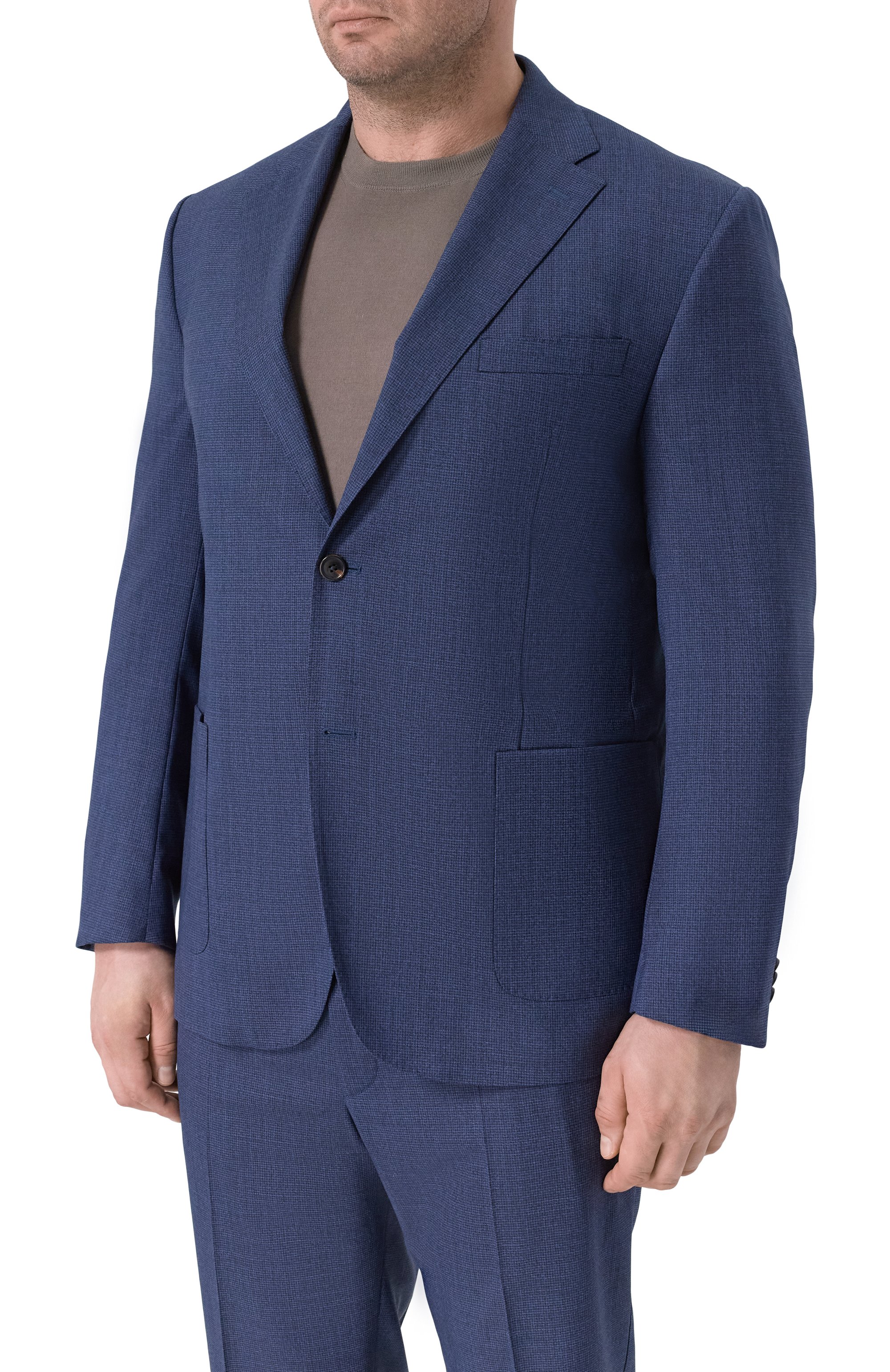 Шерстяной костюм CORNELIANI темно-синего цвета по цене 161500 руб., арт. 27X018/2717458_SET, фото 2 Шерстяной костюм CORNELIANI, арт. 27X018/2717458_SET, фото 2