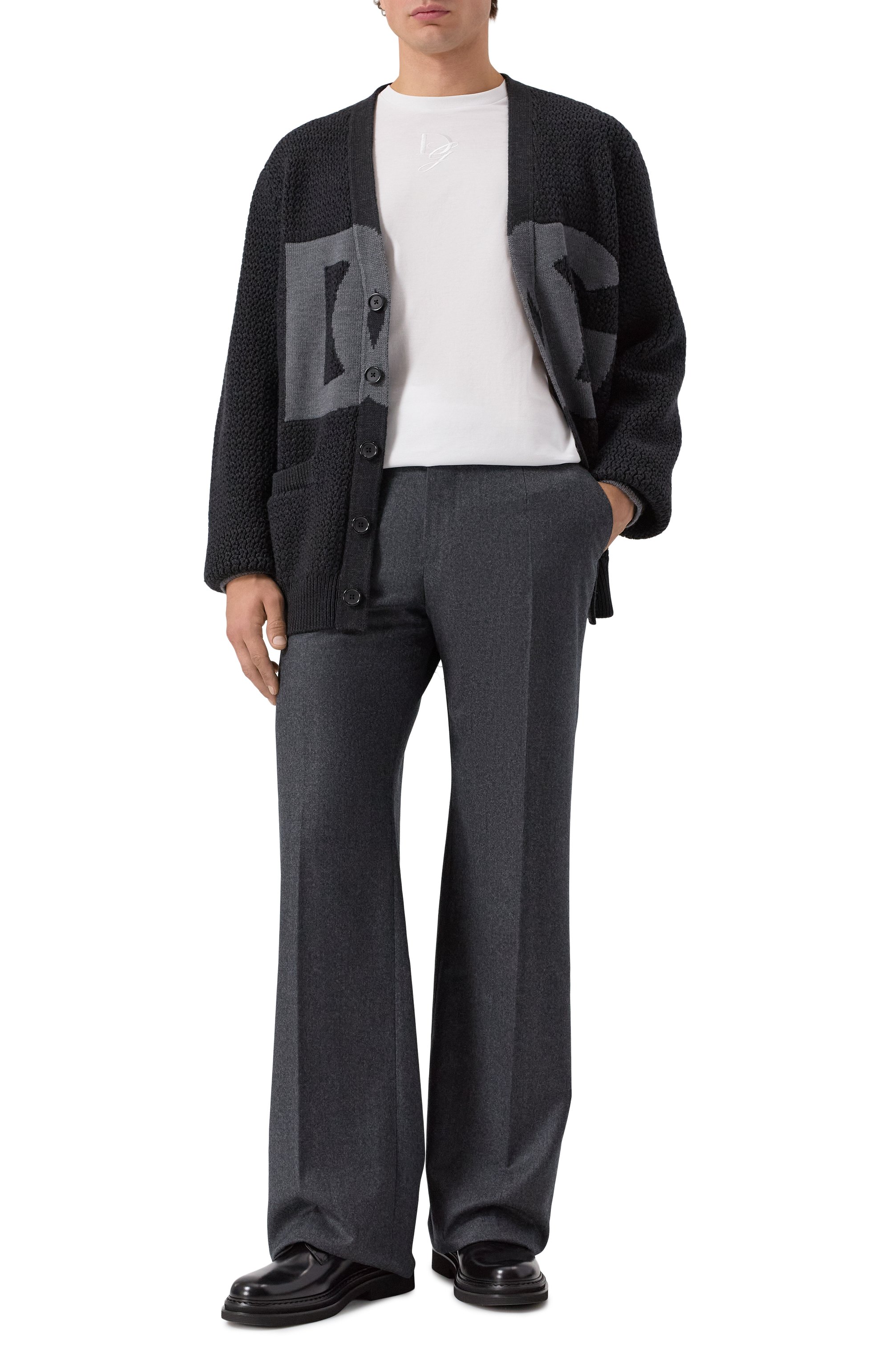 Шерстяные брюки DOLCE & GABBANA, арт. GYZMHT/FU21Q, фото 2