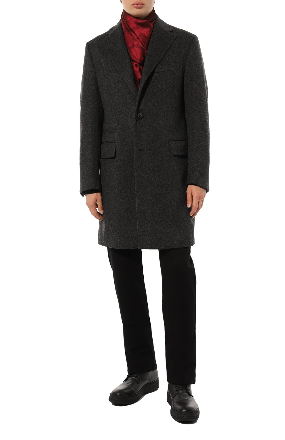 Шарф из шелка и кашемира STEFANO RICCI, арт. MWA3300050/07442, фото 3