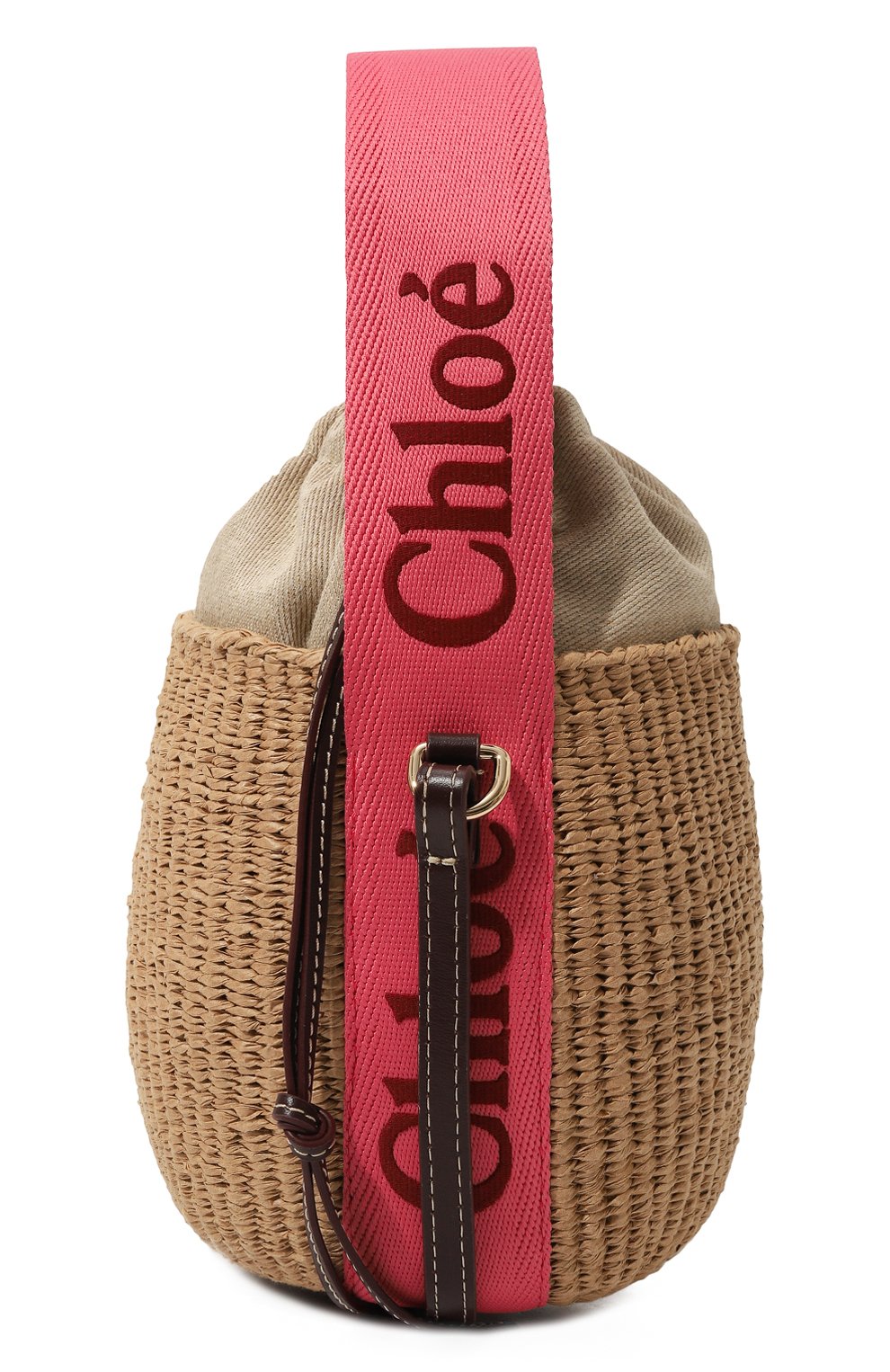 Сумка chloé x mifuko woody small CHLOÉ, арт. CHC23AS381L18, фото 4