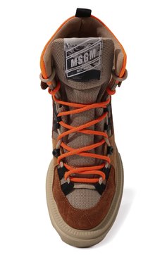 Комбинированные ботинки MSGM, арт. 3341MDS802 582, фото 6