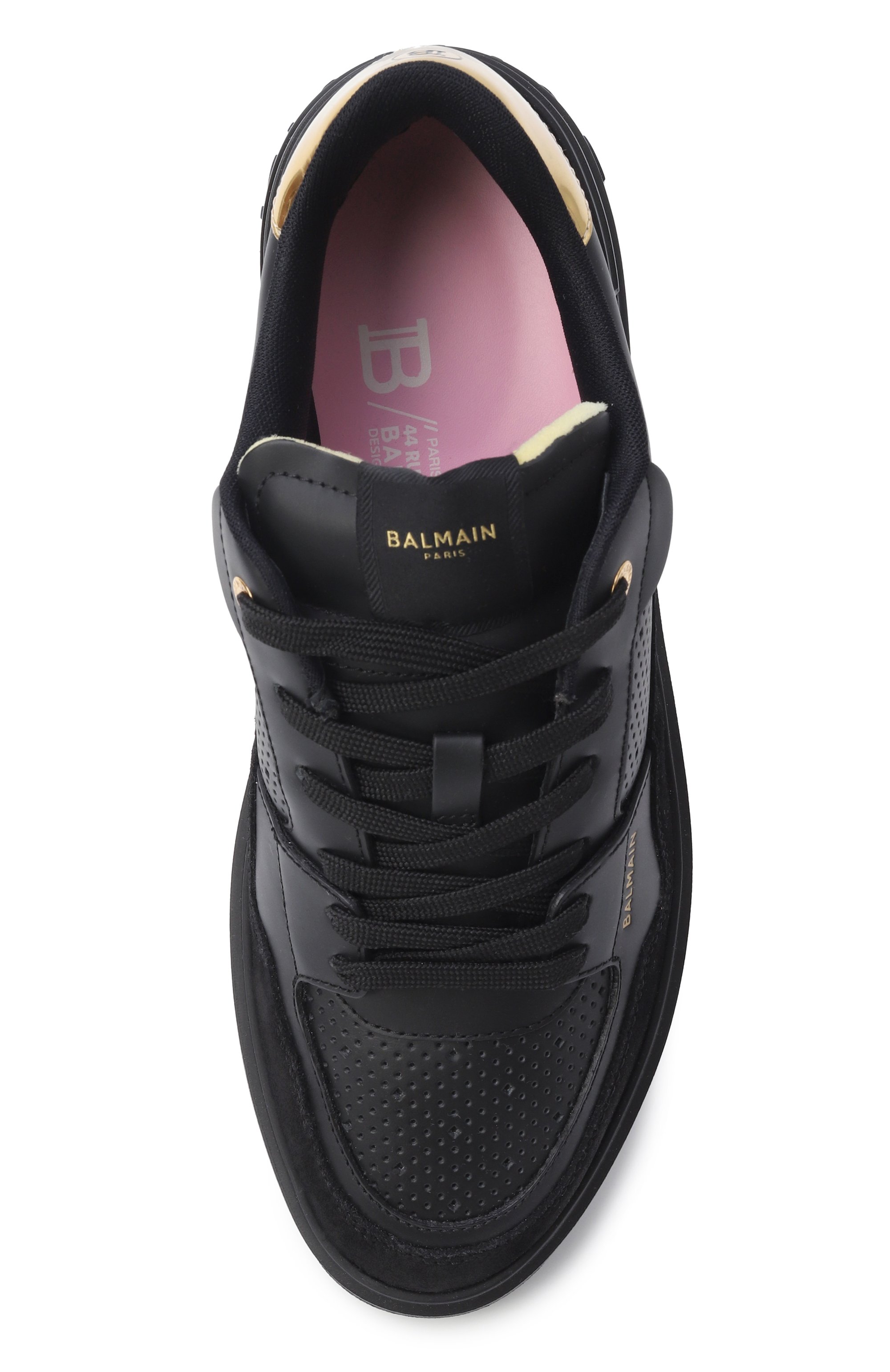 Кожаные кеды b-court BALMAIN, арт. DN0VI727/LBS0, фото 6