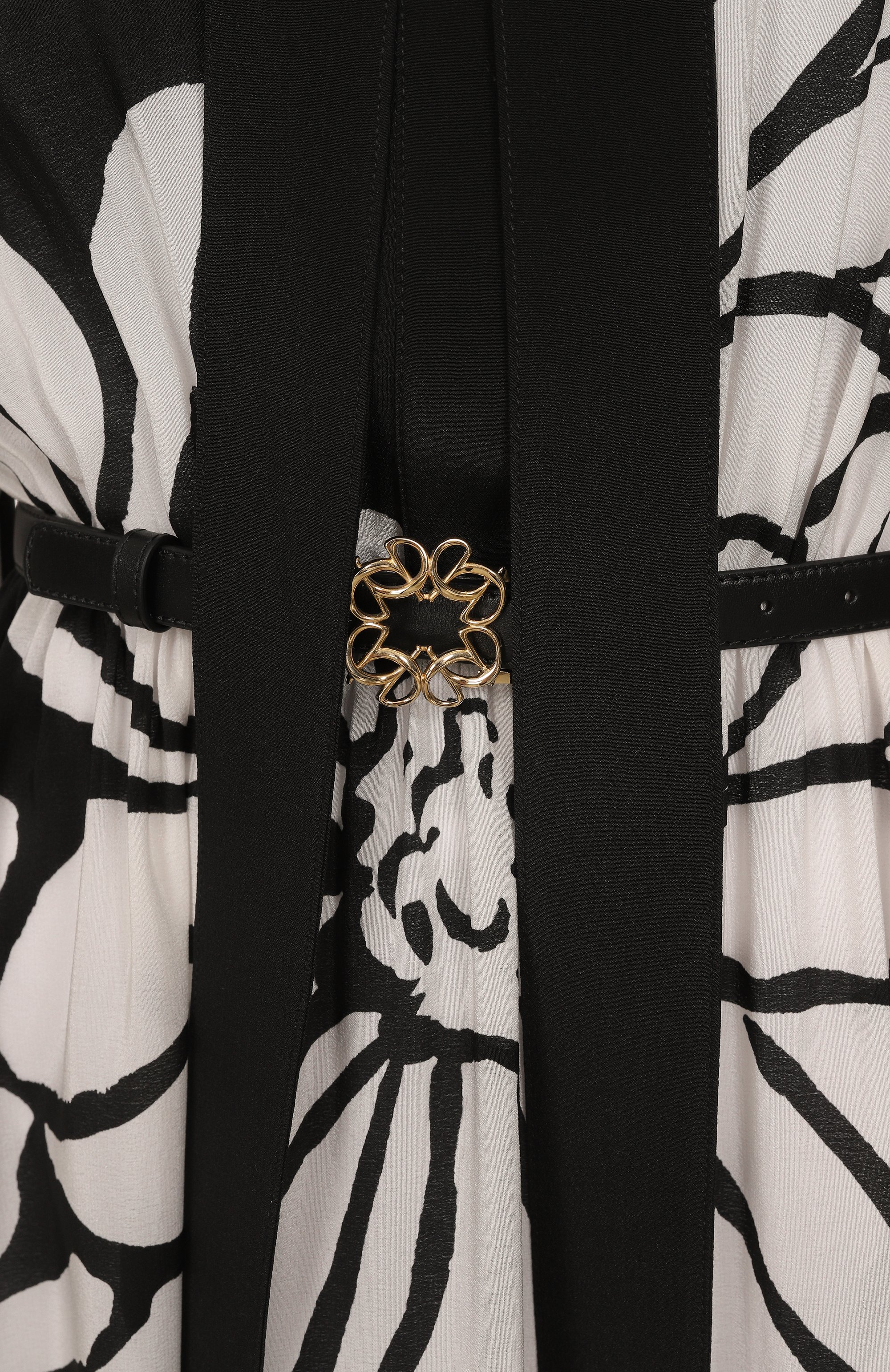 Шелковое платье ELIE SAAB черного цвета по цене 376500 руб., арт. D0504, фото 6 Шелковое платье ELIE SAAB, арт. D0504, фото 6