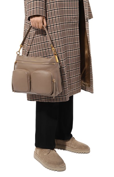 Сумка hyle medium COCCINELLE бежевого цвета по цене 42000 руб., арт. E1 PH6 18 01 01, фото 2 Сумка hyle medium COCCINELLE, арт. E1 PH6 18 01 01, фото 2