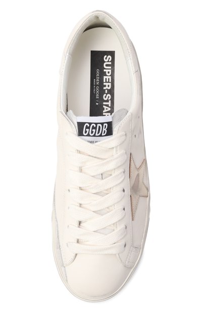 Кожаные кеды super-star GOLDEN GOOSE DELUXE BRAND, арт. GMF01015.F008166, фото 5