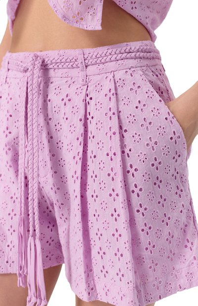 Хлопковые шорты POUPETTE ST BARTH, арт. WHNR25Z0LC5, фото 5