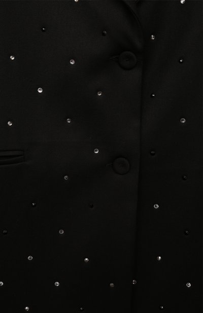 Жакет MSGM KIDS черного цвета по цене 26350 руб., арт. F4MSJGJK186, фото 3 Жакет MSGM KIDS, арт. F4MSJGJK186, фото 3