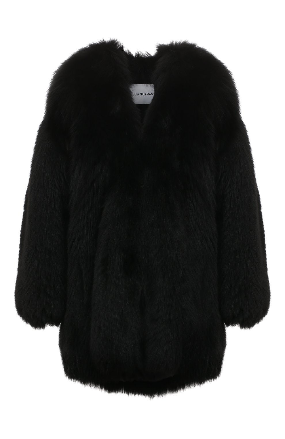 Шуба из меха арктической лисы GIULIA GURMAN черного цвета по цене 801000 руб., арт. J34085T8B, фото 1 Шуба из меха арктической лисы GIULIA GURMAN, арт. J34085T8B, фото 1