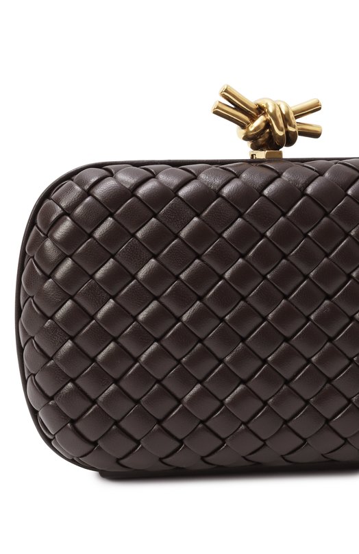 Клатч Knot Chain Bottega Veneta 776662/V01D Коричневый  776662/V01D Фото 3