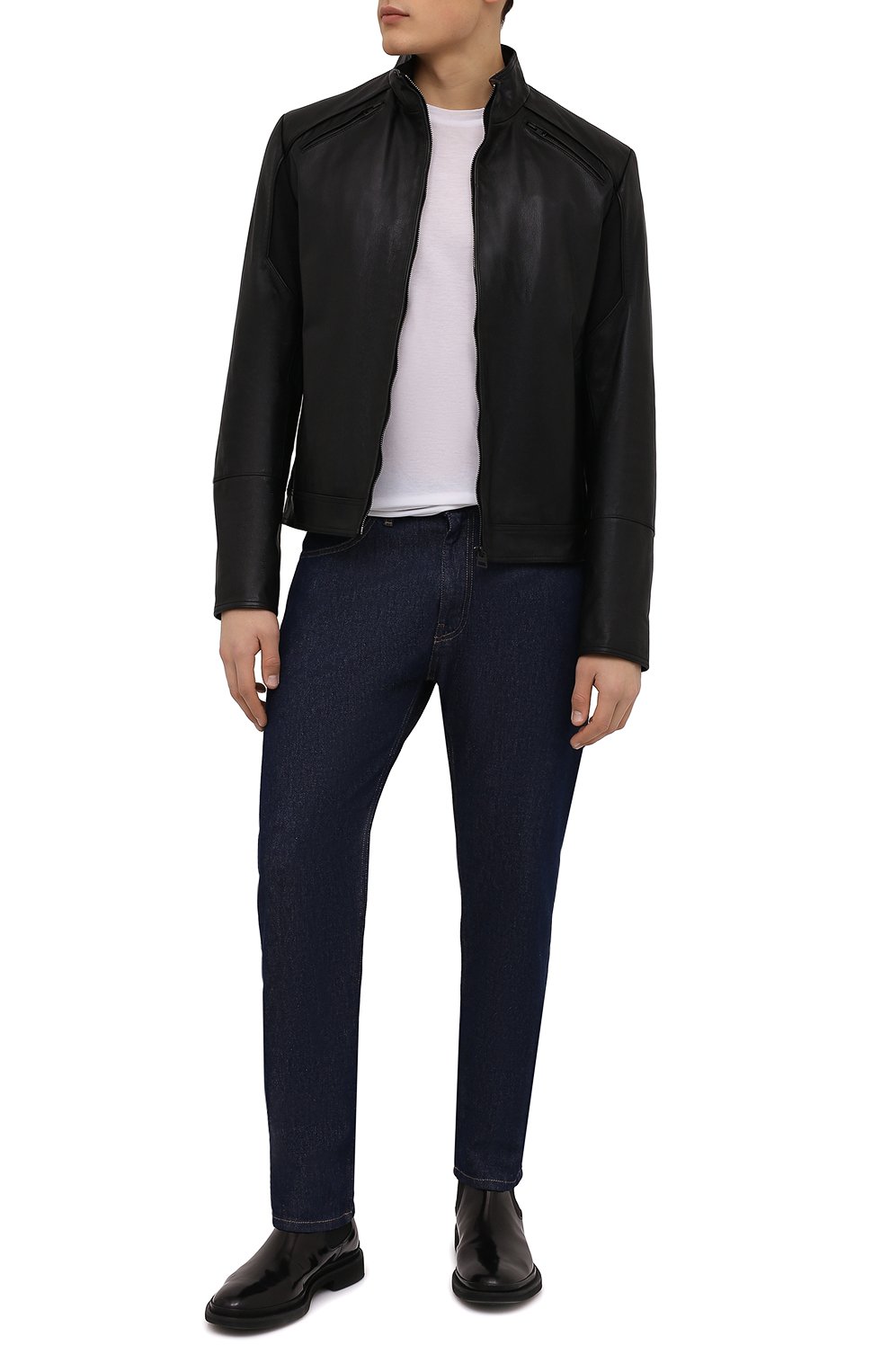 Кожаная куртка HUGO, арт. 50462904, фото 2