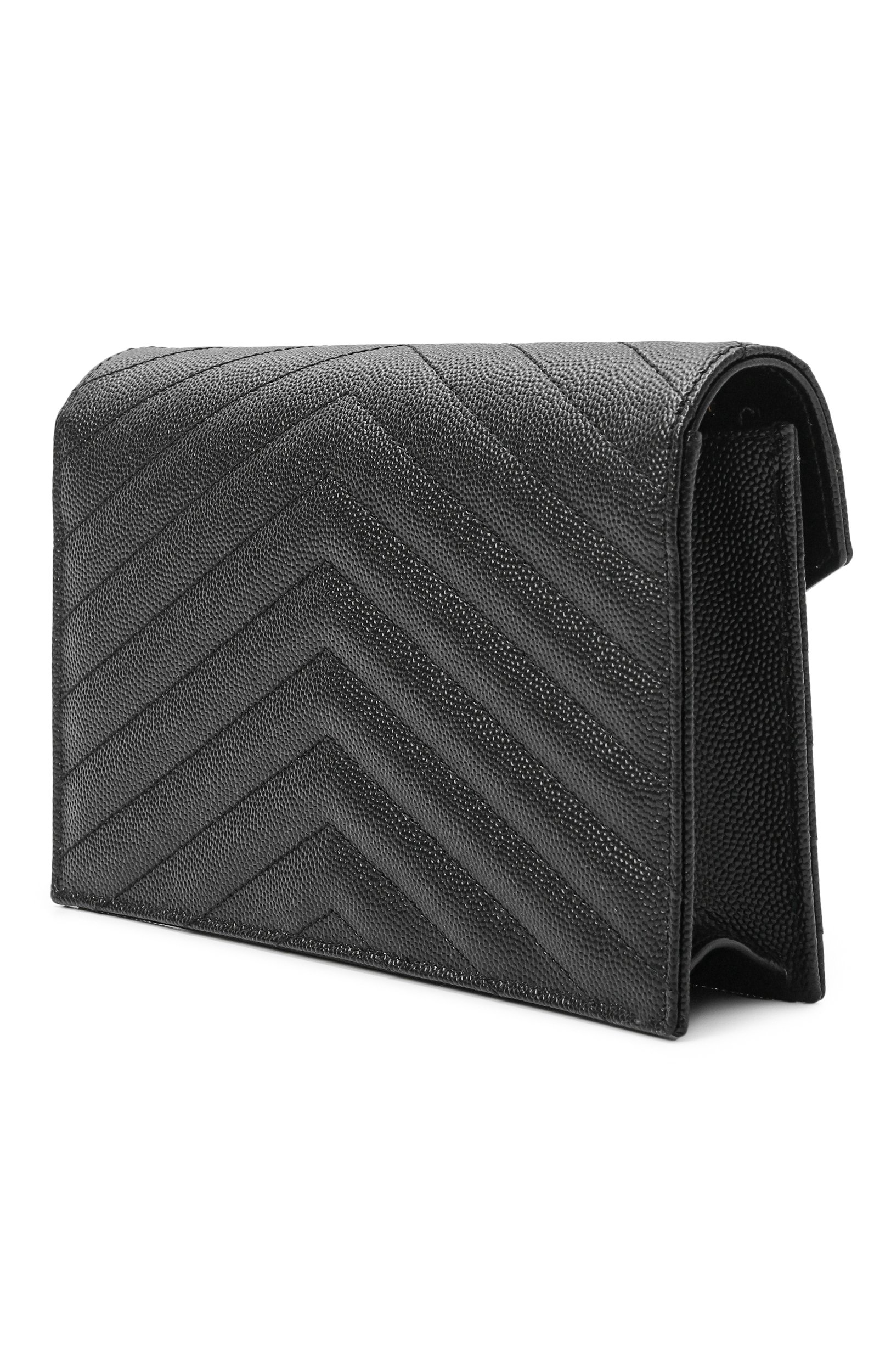 Сумка cassandre SAINT LAURENT черного цвета по цене 146500 руб., арт. 857605/B0W01, фото 4 Сумка cassandre SAINT LAURENT, арт. 857605/B0W01, фото 4