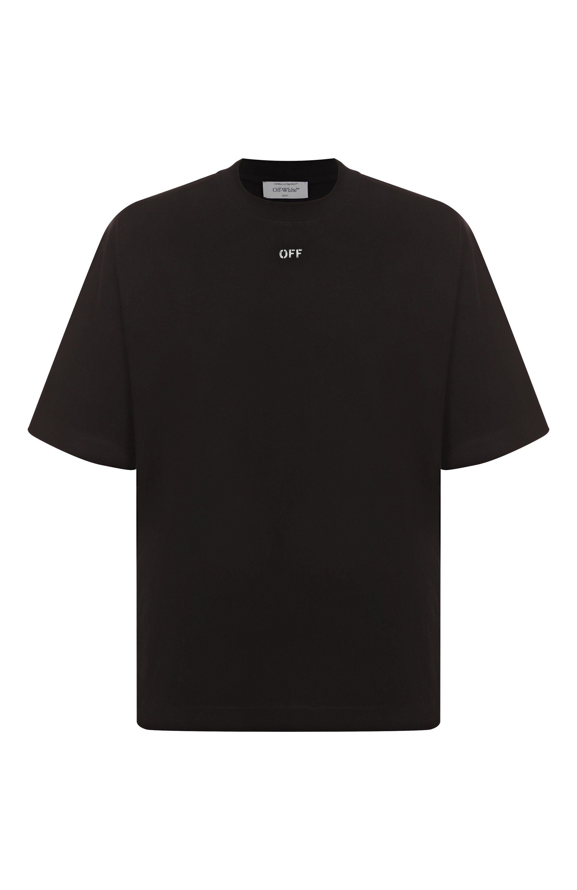 Хлопковая футболка OFF-WHITE, арт. 0MAA120S25JER00F, фото 1