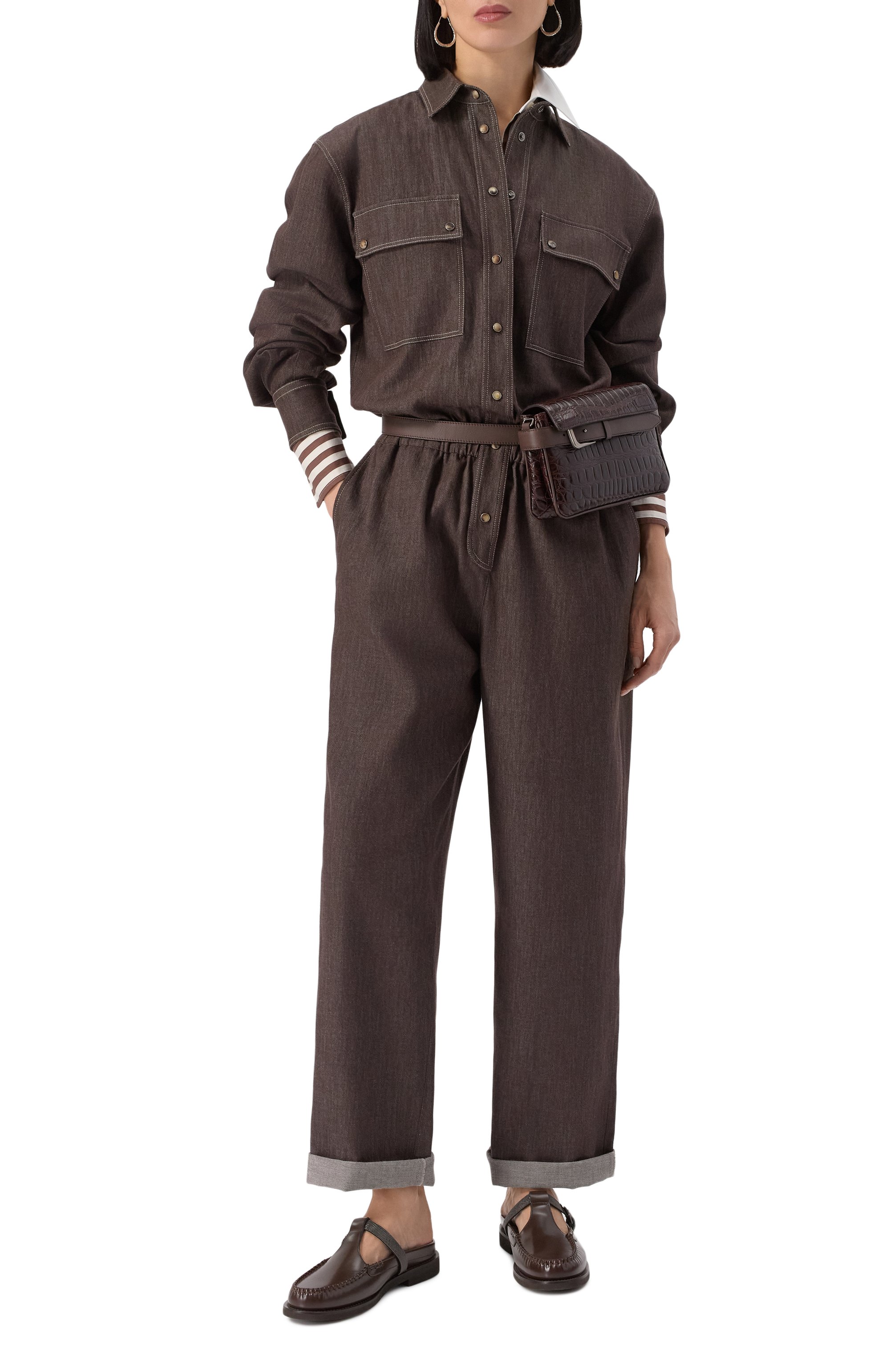 Джинсовый комбинезон BRUNELLO CUCINELLI, арт. MP792EB699, фото 2