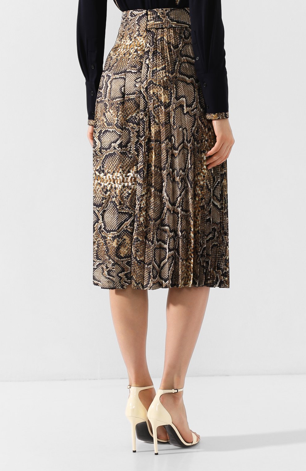 Шелковая юбка VICTORIA BECKHAM, арт. SK MID 31021C, фото 4