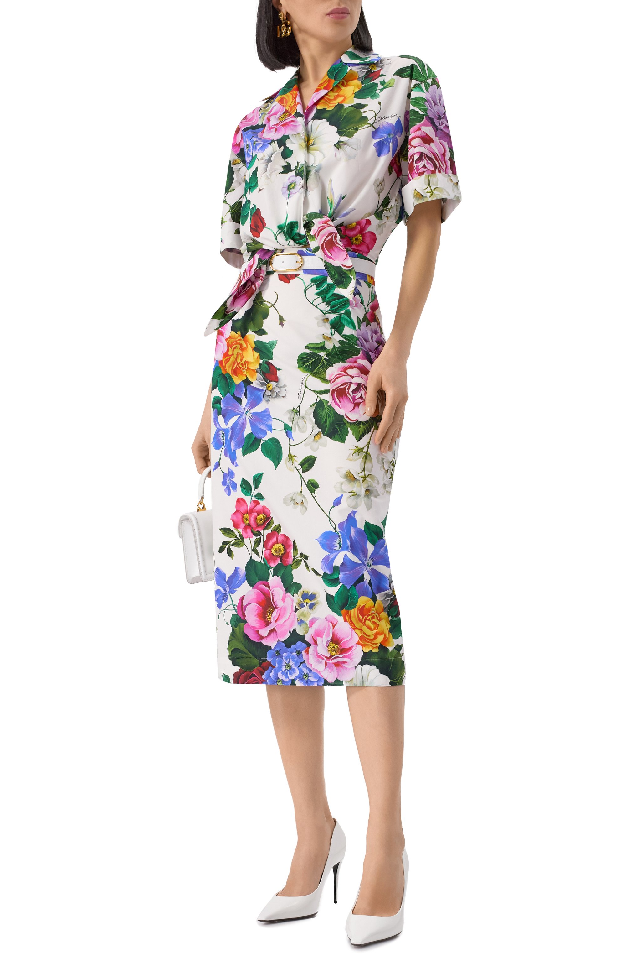 Хлопковая юбка DOLCE & GABBANA, арт. F4CDFT/HS5S6, фото 2