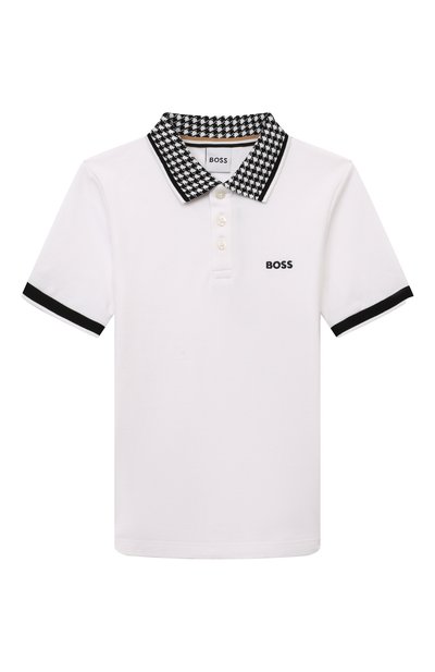 Хлопковое поло BOSS, арт. J51177, фото 1