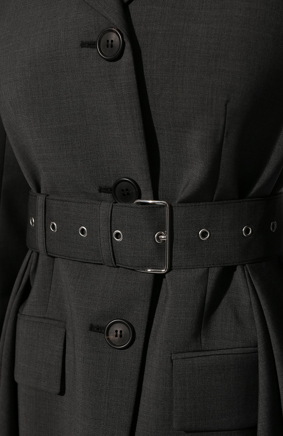 Шерстяной жакет PRADA, арт. P591LH-1XMY-F0480-211, фото 5