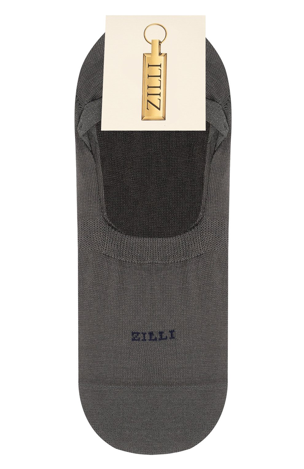 Хлопковые подследники ZILLI темно-серого цвета по цене 5150 руб., арт. MGQ-BINJA-0C0PA/C001, фото 1 Хлопковые подследники ZILLI, арт. MGQ-BINJA-0C0PA/C001, фото 1