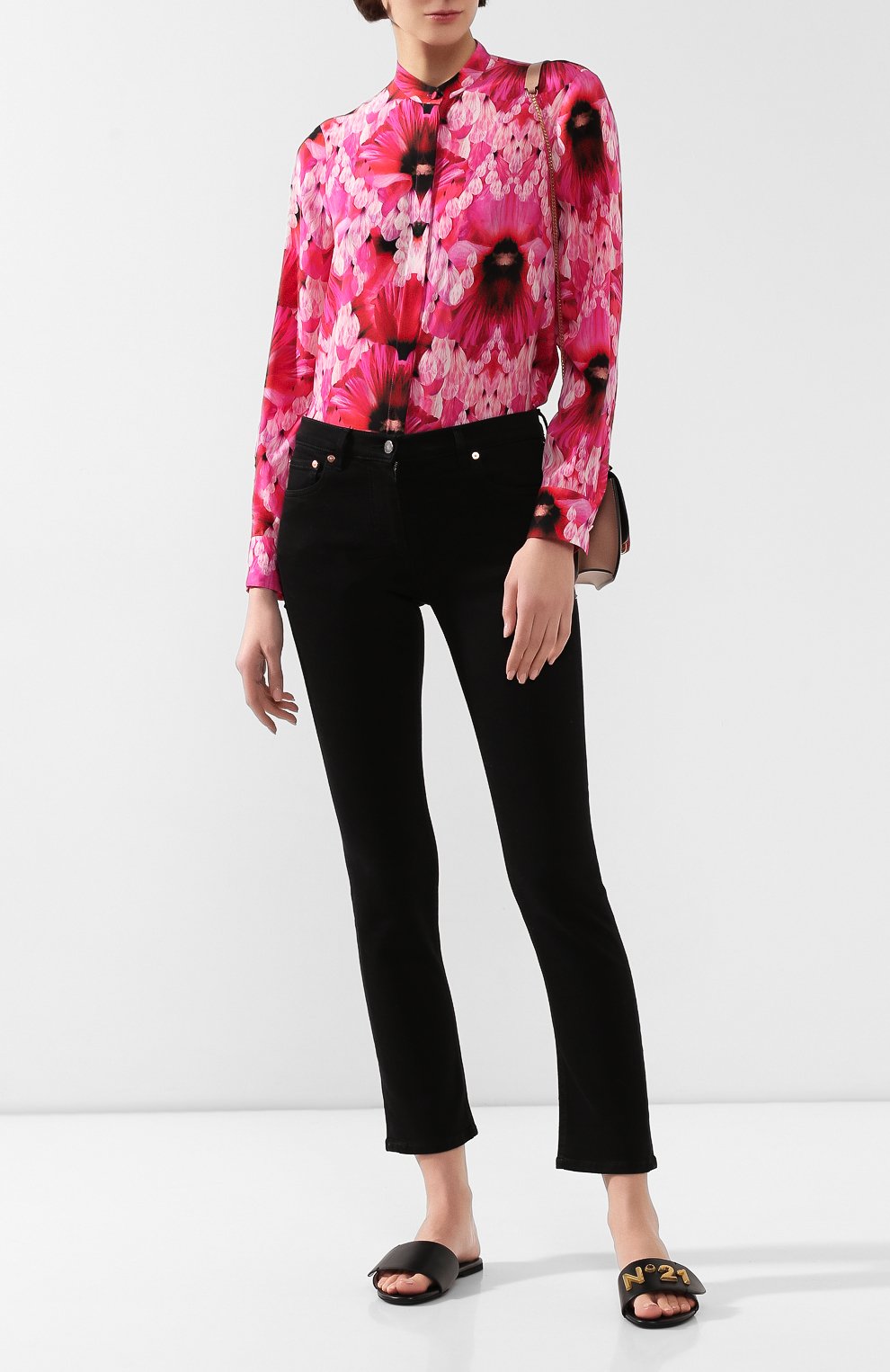 Кожаные шлепанцы N21, арт. N220E8854/ANKLESTRAP SABOTS, фото 2