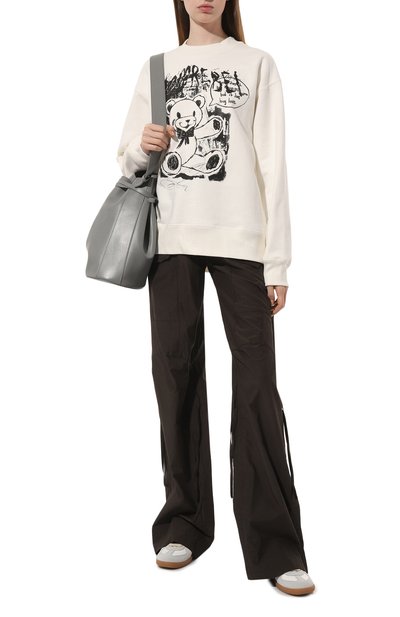 Хлопковый свитшот DOMREBEL кремового цвета по цене 31150 руб., арт. LULLABY/SWEATSHIRT, фото 2 Хлопковый свитшот DOMREBEL, арт. LULLABY/SWEATSHIRT, фото 2