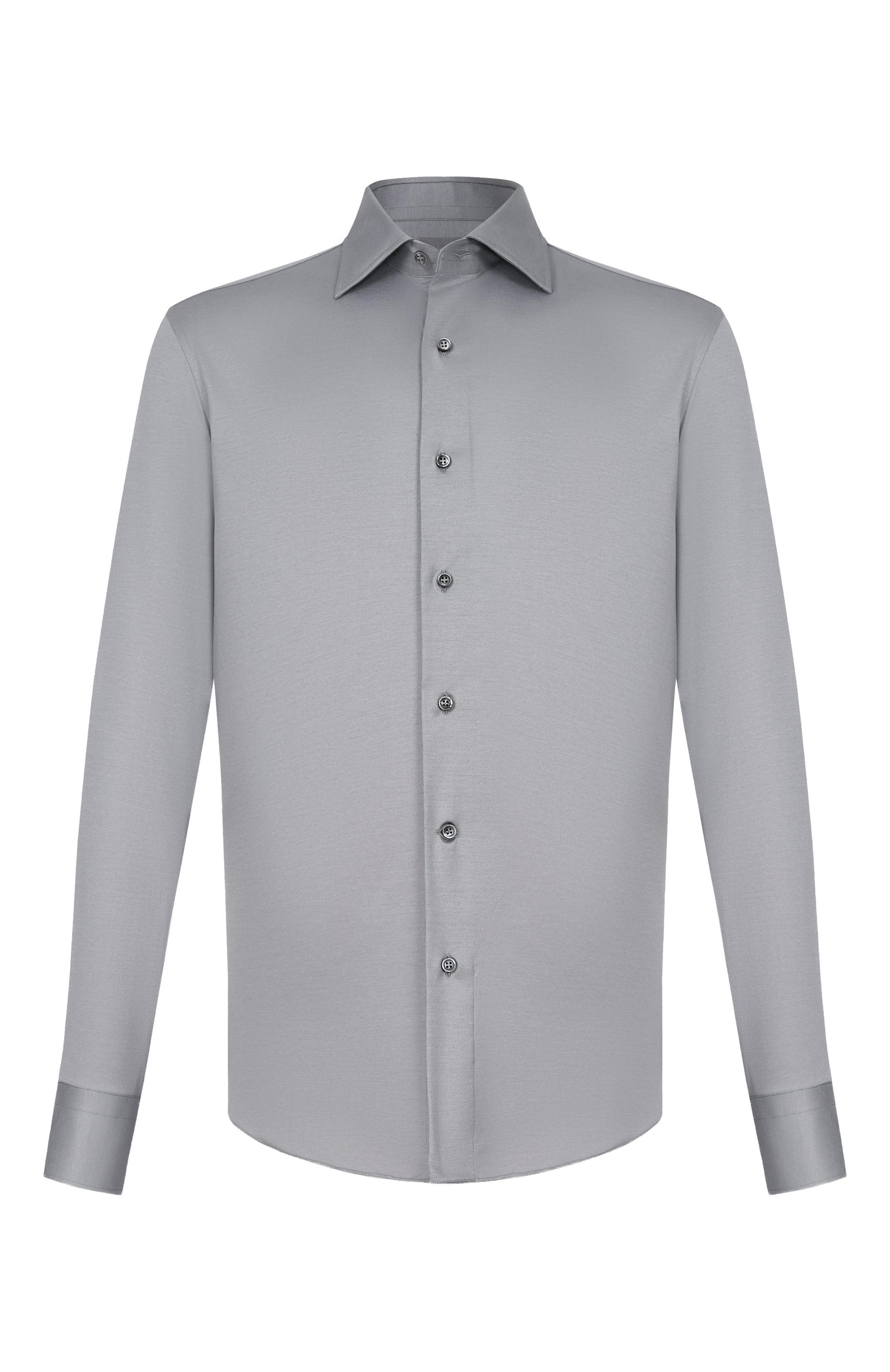 Хлопковая рубашка MVST, арт. SLIM/GABRIELLE/R0UND/1628-JERSEY (INTERL0CK), фото 1