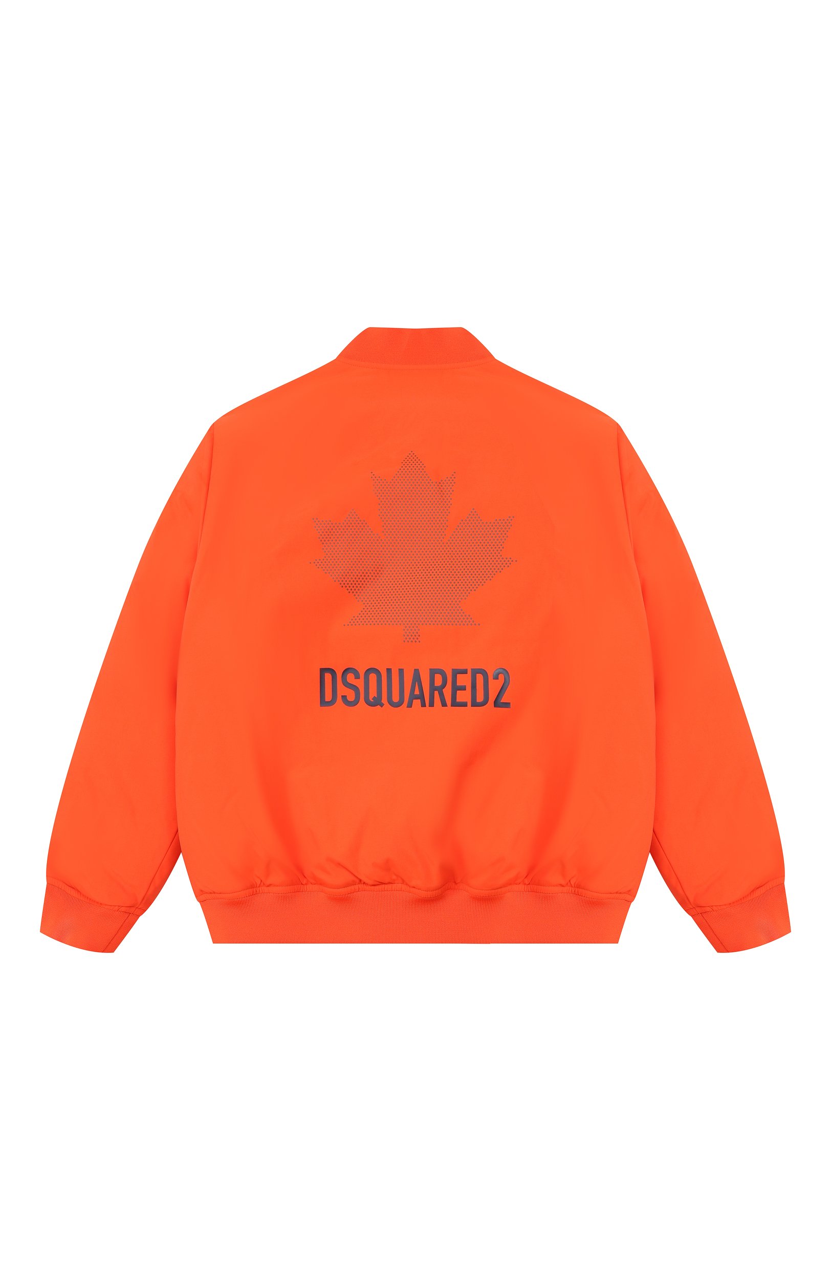 Утепленный бомбер DSQUARED2 оранжевого цвета по цене 42350 руб., арт. DQ3436/D0AIC, фото 2 Утепленный бомбер DSQUARED2, арт. DQ3436/D0AIC, фото 2