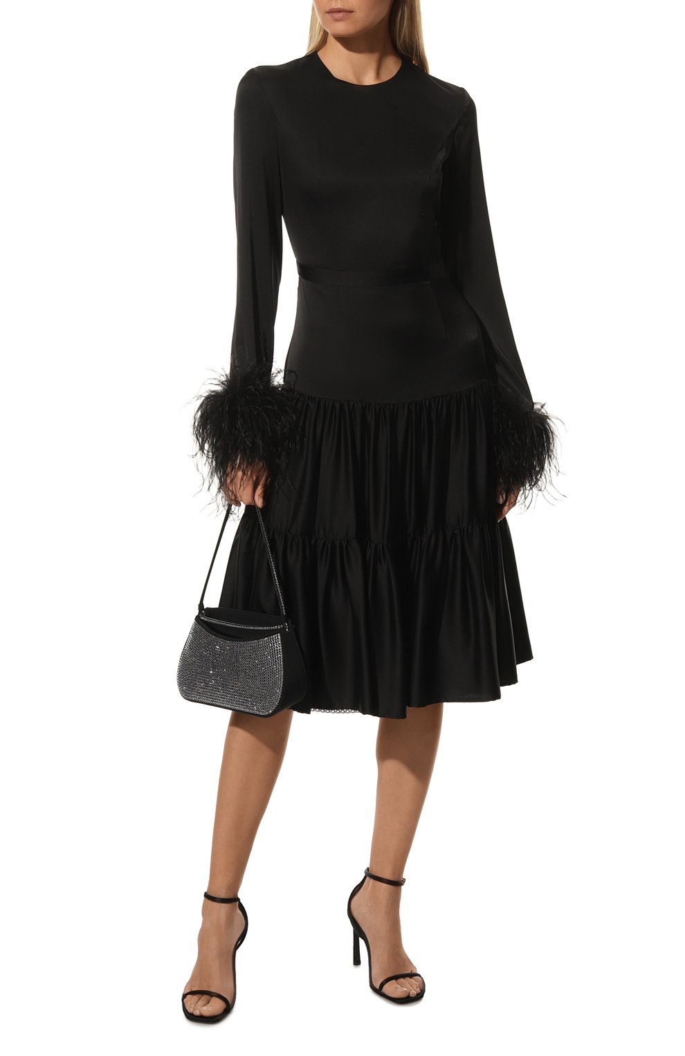 Платье с отделкой перьями LIKE YANA, арт. L1-23/7-727-3900/5, фото 2