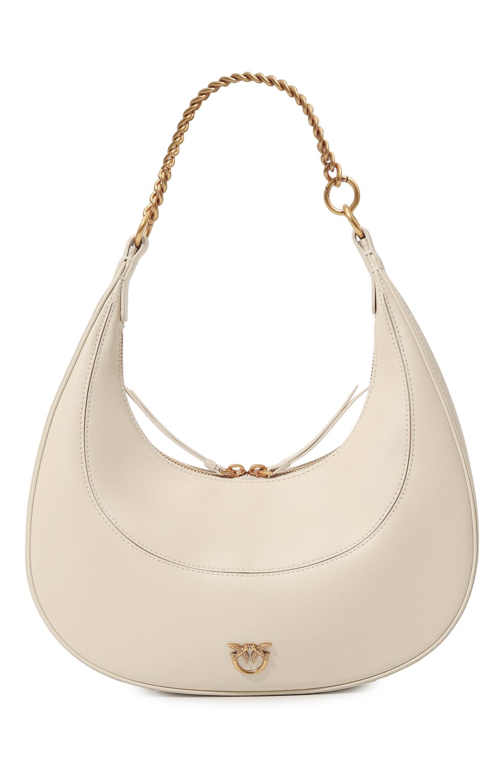 Сумка PINKO белого цвета по цене 46750 руб., арт. 101526-A0Q0, фото 1 Сумка PINKO, арт. 101526-A0Q0, фото 1