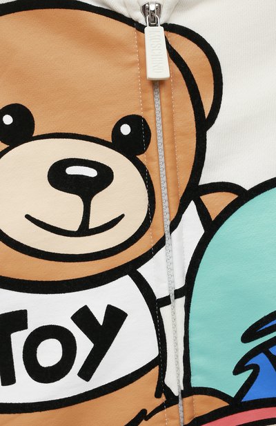 Хлопковая толстовка MOSCHINO, арт. HUF05N/LCA32/4A-8A, фото 3