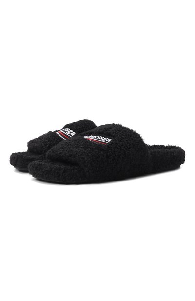 Мужские текстильные шлепанцы furry BALENCIAGA, арт. 654747/W14C2