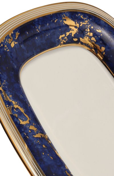 Поднос овальный маленький STEFANO RICCI темно-синего цвета по цене 58600 руб., арт. 0V01612/LAPIS2, фото 3 Поднос овальный маленький STEFANO RICCI, арт. 0V01612/LAPIS2, фото 3