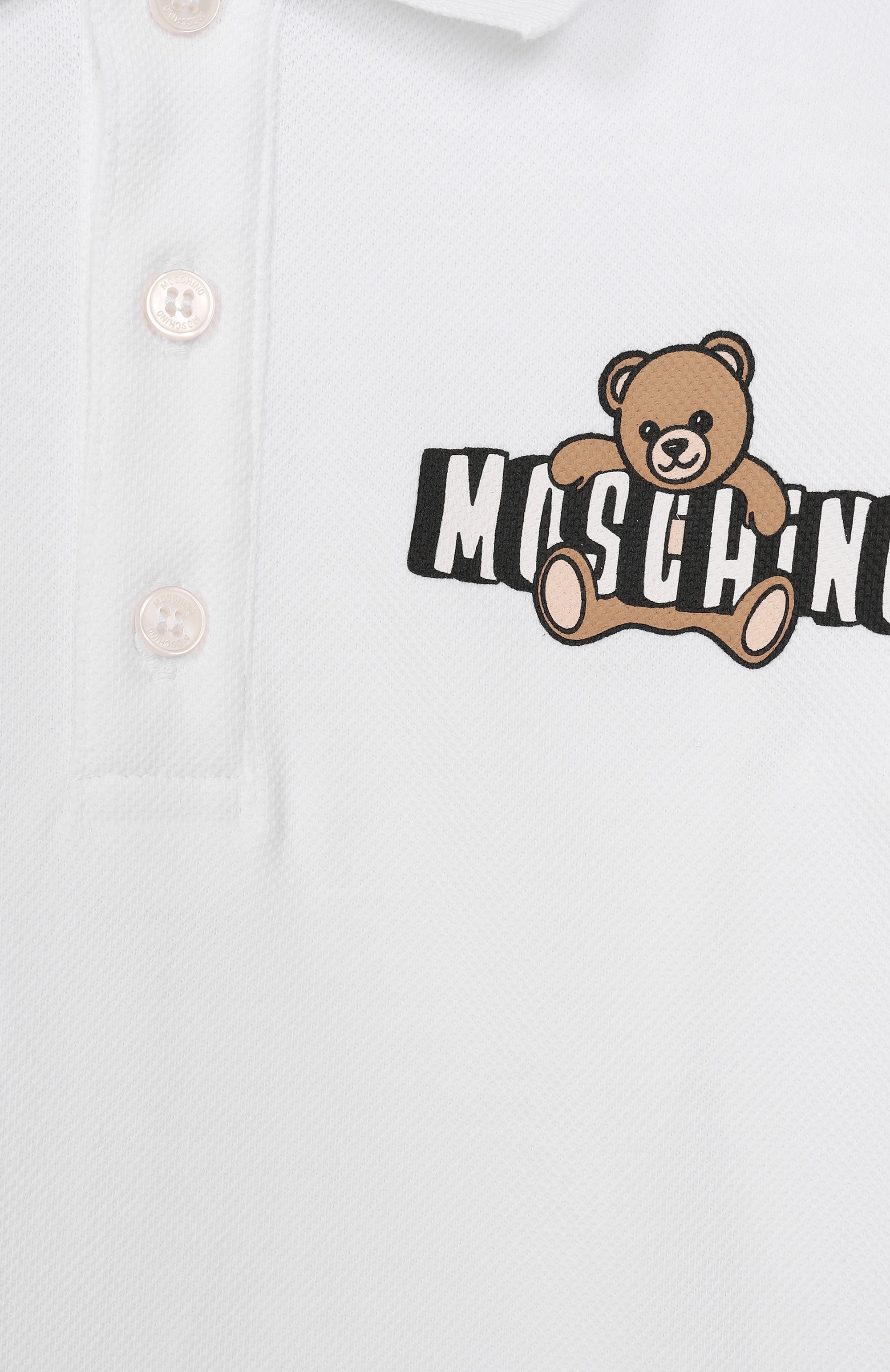 Хлопковое поло MOSCHINO, арт. MUM04J/LFA09, фото 3