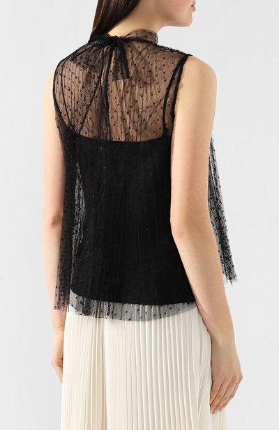 Топ с воротником-стойкой REDVALENTINO, арт. RR3AEA55/428, фото 4